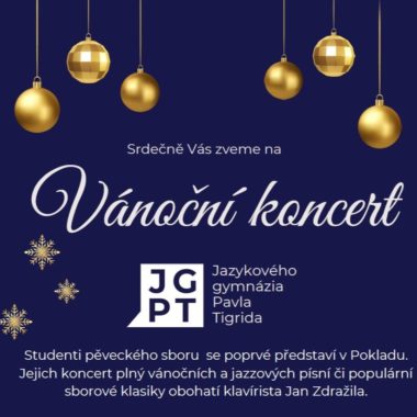 Vánoční koncert Jazykového gymnázia Pavla Tigrida