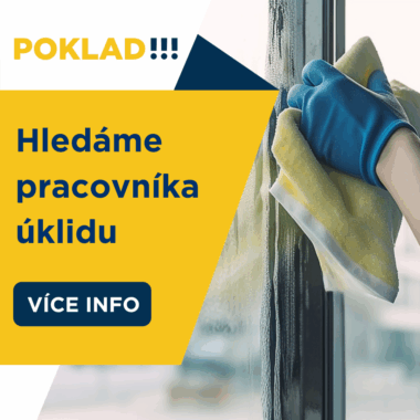 Hledáme pracovníku úklidu